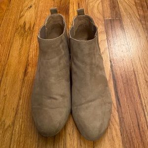 Tan/Beige Ankle Booties